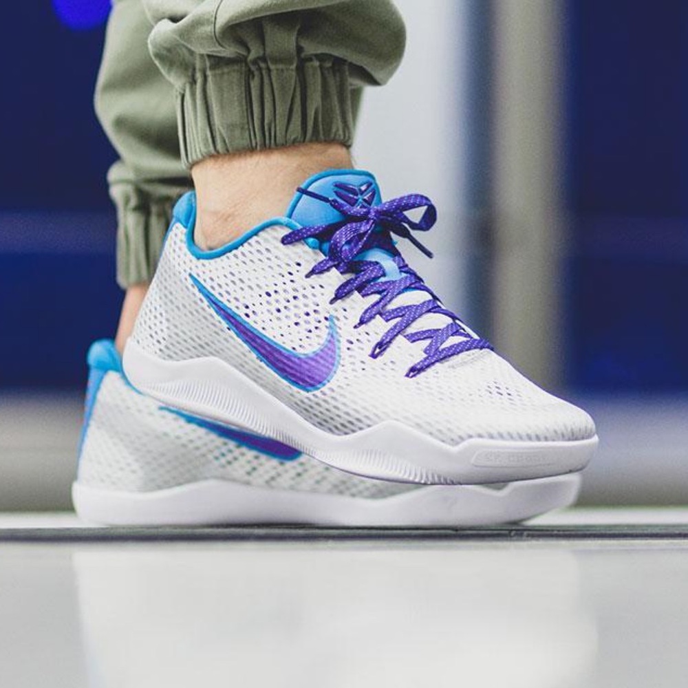 Nike Men's Kobe Xi Draft Day Sz In Court Purple/White/Blue Lagoon